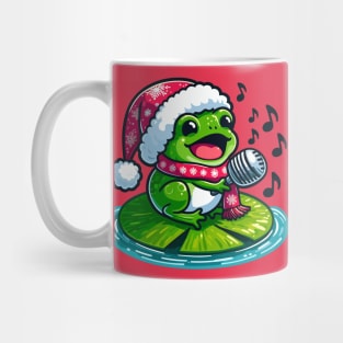 Christmas Carol Frog Mug